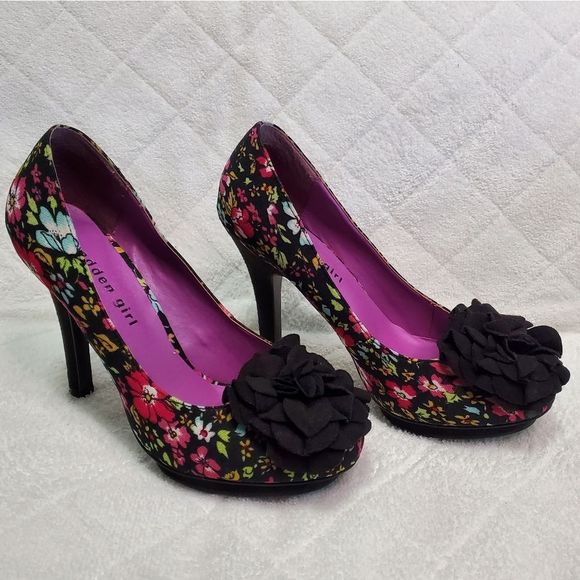 Madden Girl Multi-Color Salza Platform Pump Size 6.5 - Picture 5 of 9